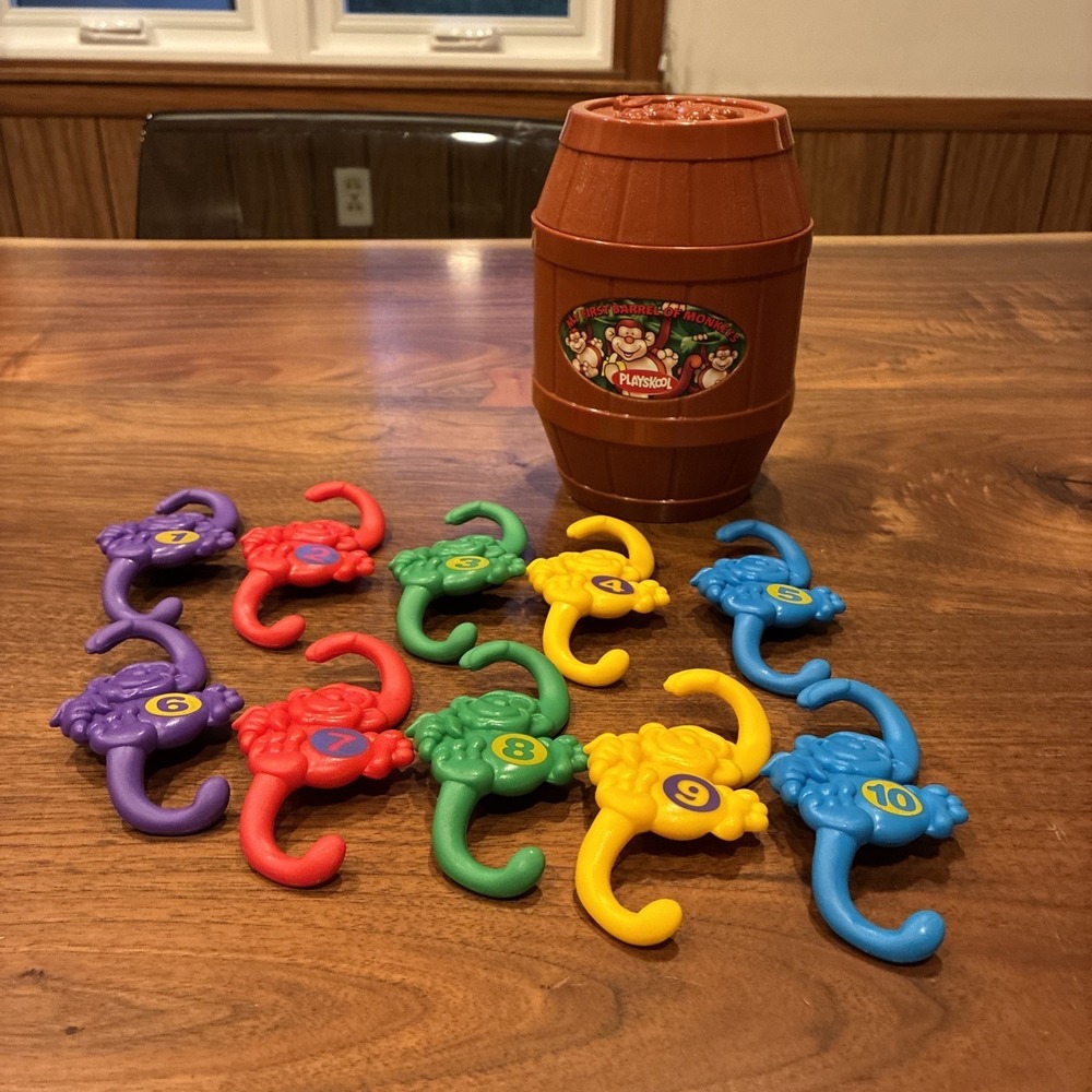 Playskool My First Barrel of Monkeys Game (2006) COMPLETE
